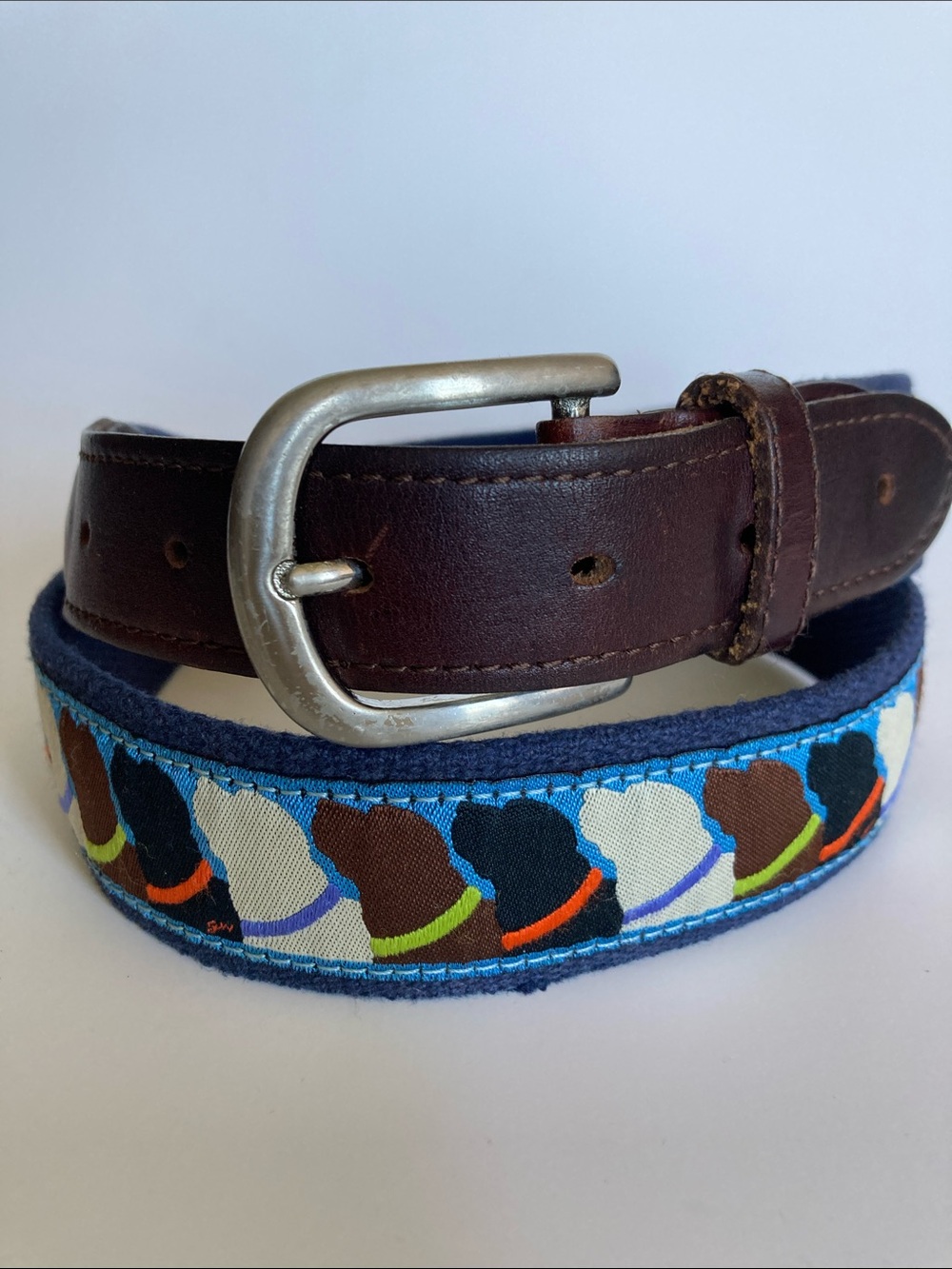 The Belted Cow Ribbon Club Belt Dogs Pattern Size 36